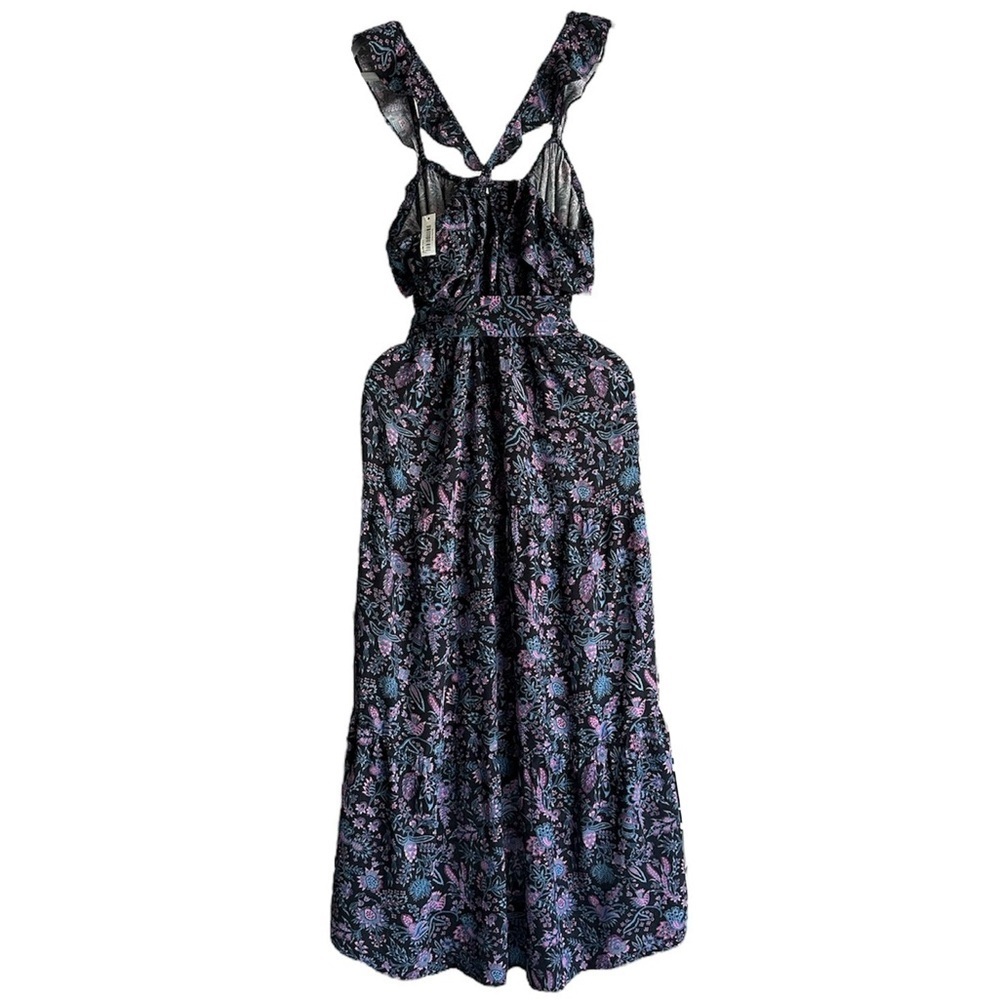 Goodthreads Women Floral High-Low Ruffle Dress – Size L - Picture 3 of 5